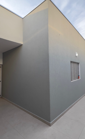 Fachada em acabamento liso premium
